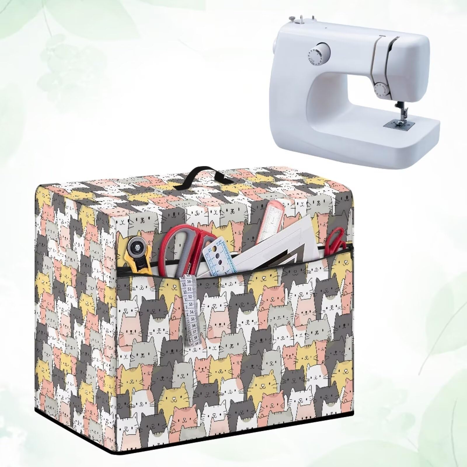 Premium Sewing Machine Dust Cover - Universal Fit for Singer, Brother & Most Standard Machines - Waterproof & Easy to Clean - Perfect for Home Studios, Craft Rooms & Sewing Classes