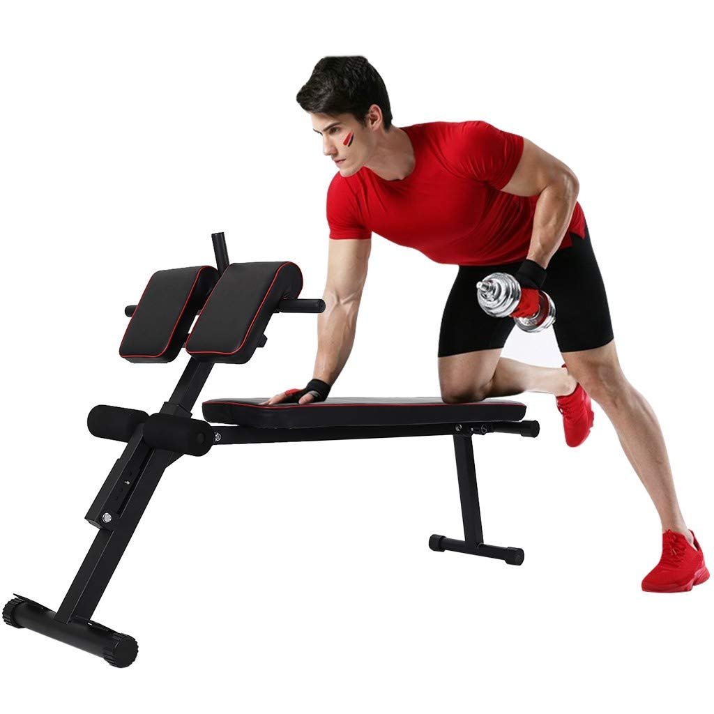 Adjustable Weight Bench for Home Gym - Multifunctional Roman Chair for Strength Training, Biceps, Triceps & Abs Workout - Perfect for Fitness Enthusiasts & Bodybuilders
