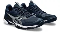 Asics Women's Solution Speed FF 3 Tennis Shoes - French Blue/Pure Silver | Lightweight & Breathable for Competitive Play | Perfect for Court Matches & Training Sessions
