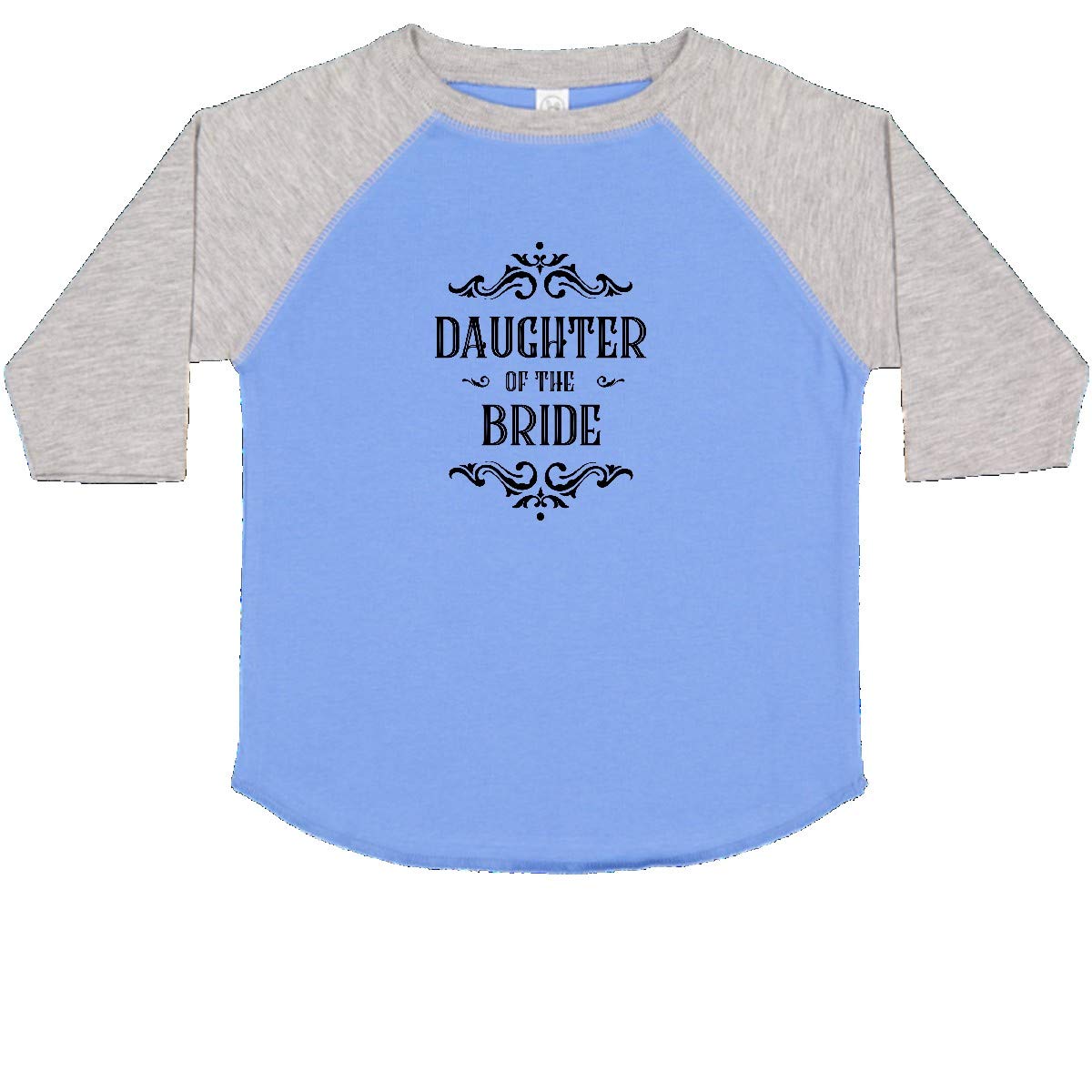 Inktastic Daughter of The Bride Toddler T-Shirt - Cute Flower Girl Outfit for Weddings & Special Occasions