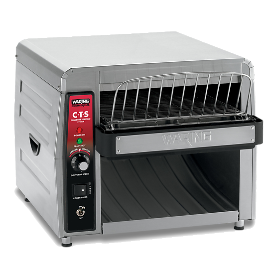 Waring® CTS1000 Commercial Conveyor Toaster - 450 Slices/Hour, 120V - Perfect for Restaurants, Cafes, and High-Volume Breakfast Service