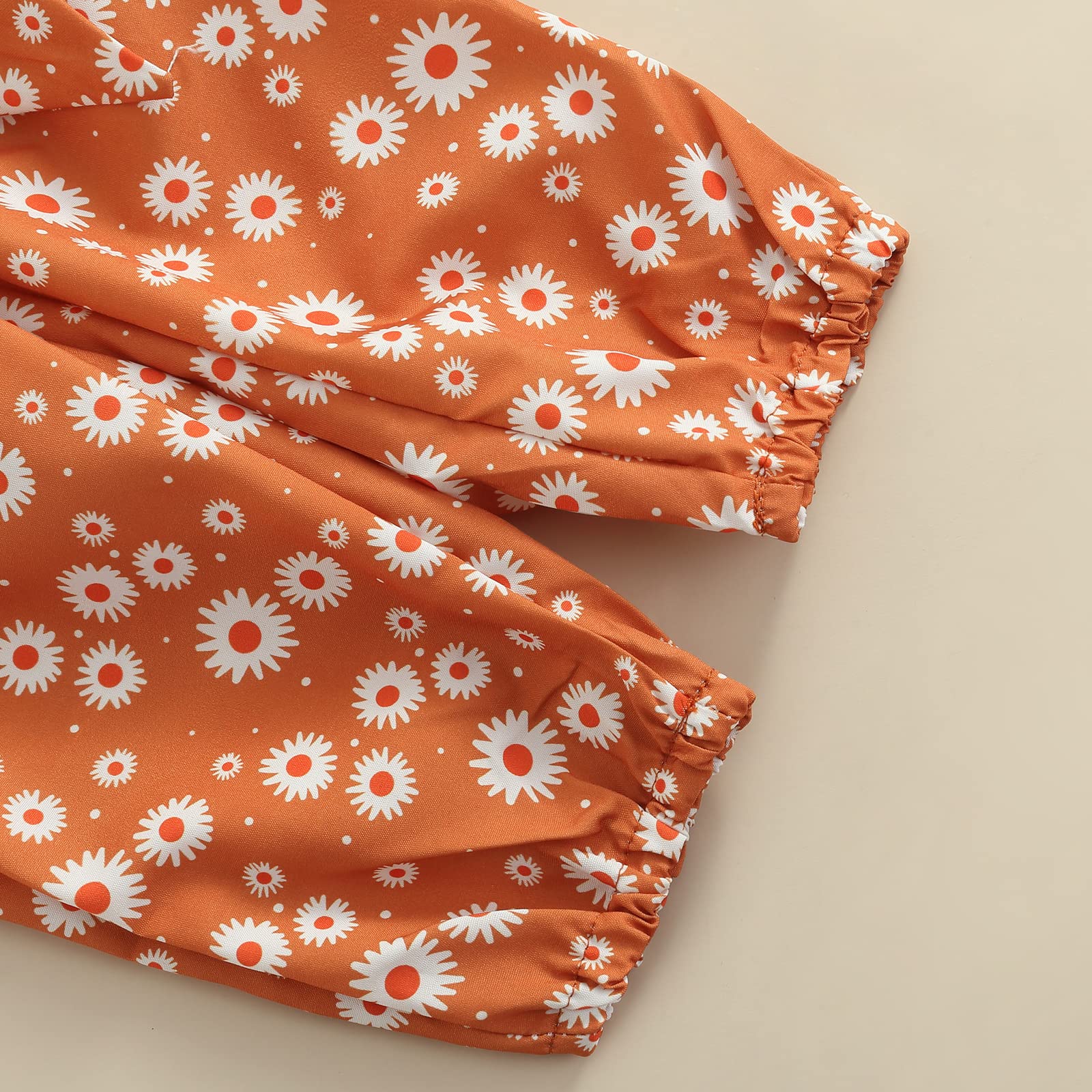 Adorable Newborn Baby Girl Clothes Set - 3PC Floral Romper & Pants Outfit for Fall/Winter | Bestie Infant Gift | Cute Baby Girl Fashion for Holidays, Photoshoots & Playdates