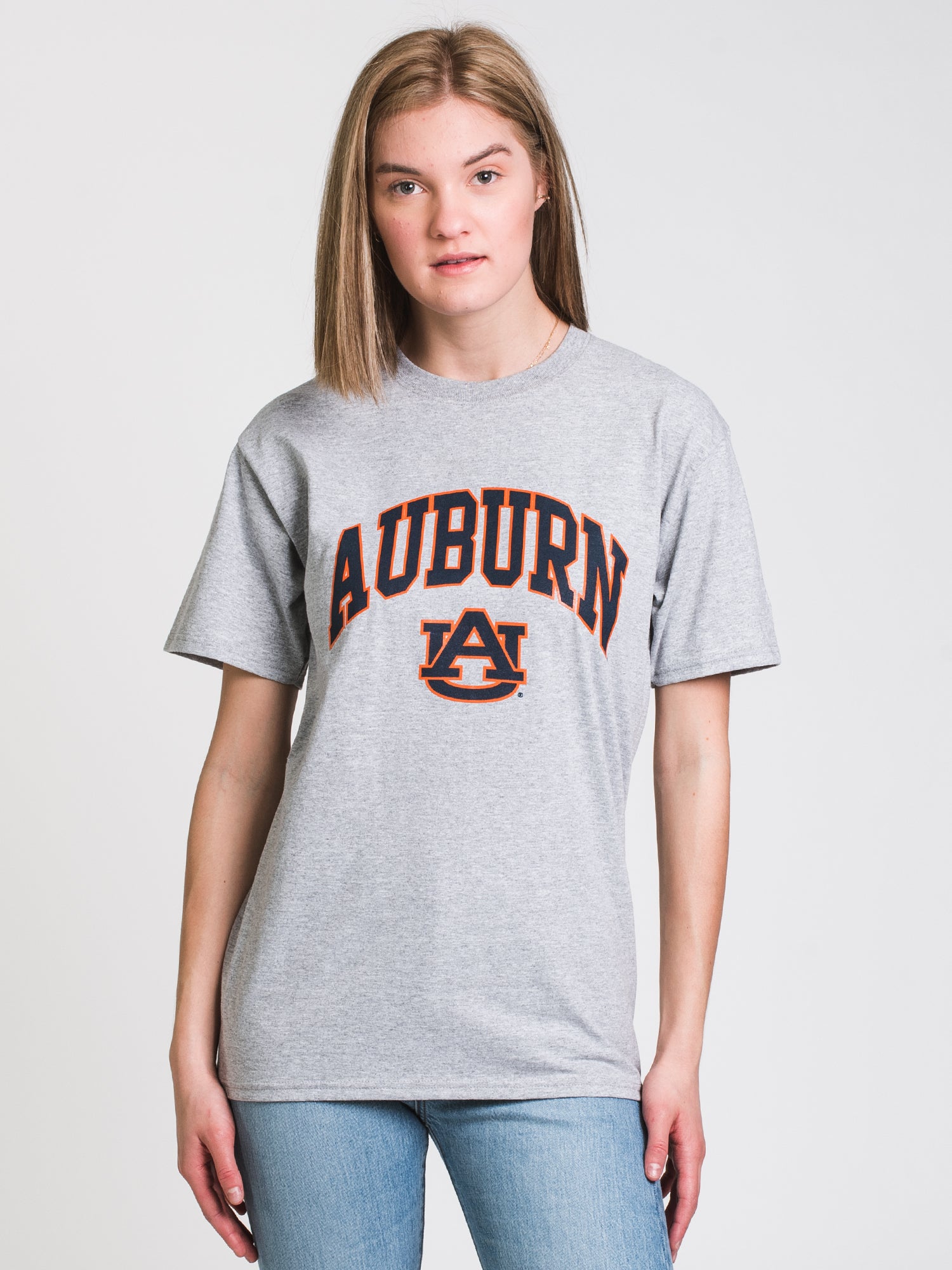 Champion Auburn Short Sleeve University Tee - Men's Cotton T-Shirt for Casual Wear & College Fan Apparel - Perfect for Game Day, Campus Life, and Everyday Outfits
