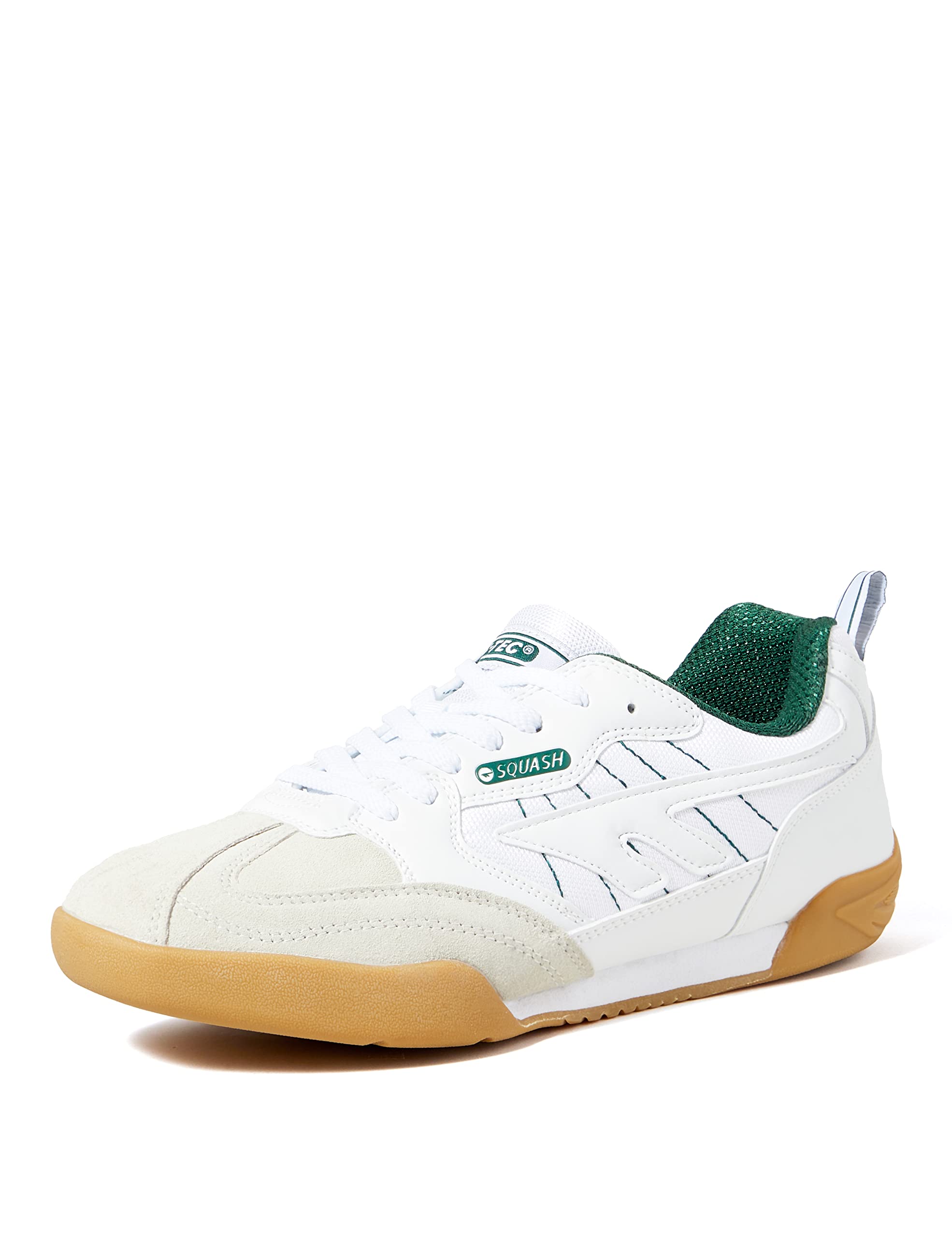 Hi-Tec Men's Low-Top Athletic Sneakers - Lightweight Walking & Running Shoes for Men, White & Green, Size 8.5 - Perfect for Gym, Jogging & Casual Wear