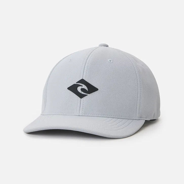 Ripcurl Men's Vaporcool Diamond Flexfit Cap - Breathable Performance Hat for Surfing, Running & Outdoor Activities