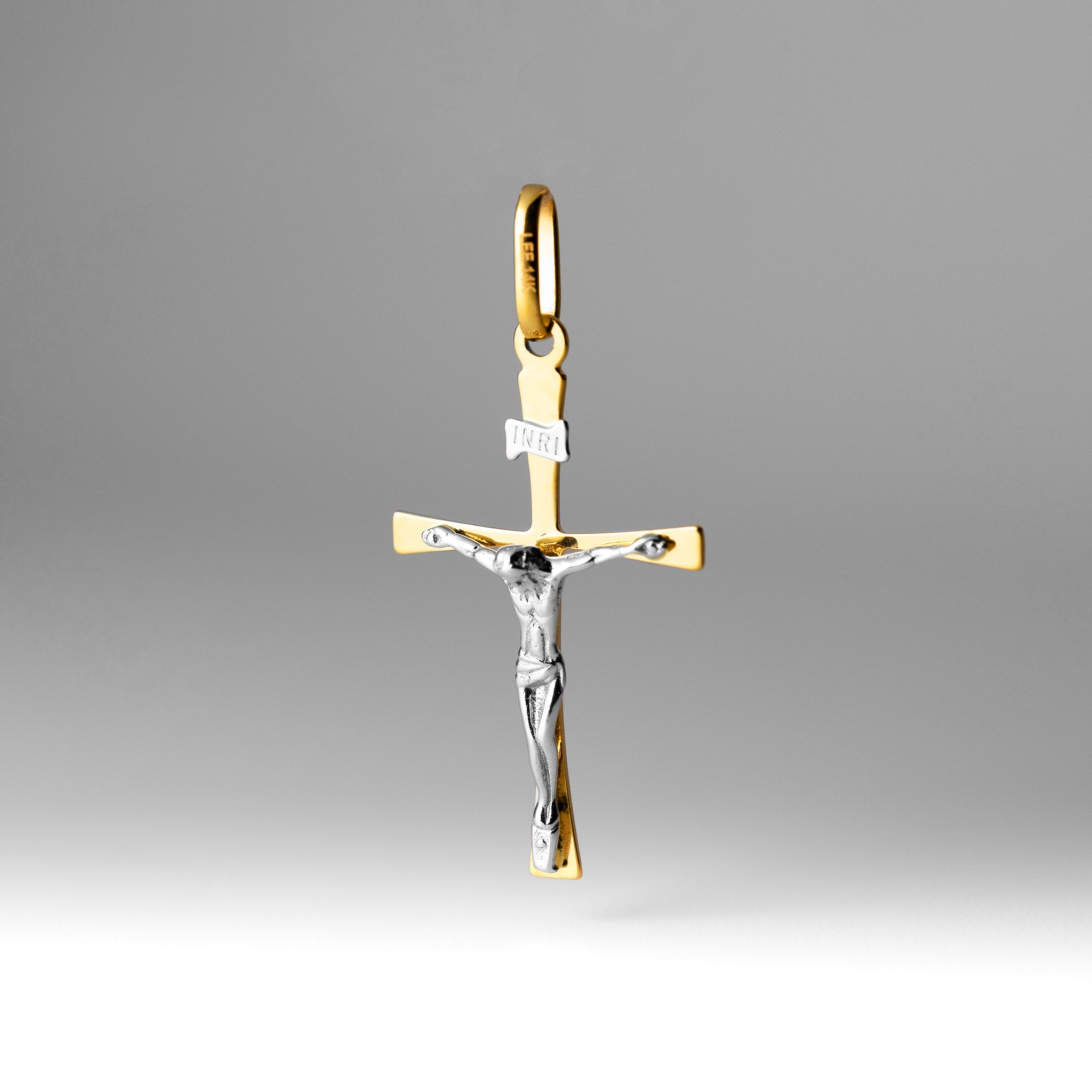 Gold Large Crucifix Cross Pendant - Model 2172 | Religious Jewelry for Men & Women | Perfect for Church, Gifts & Everyday Wear