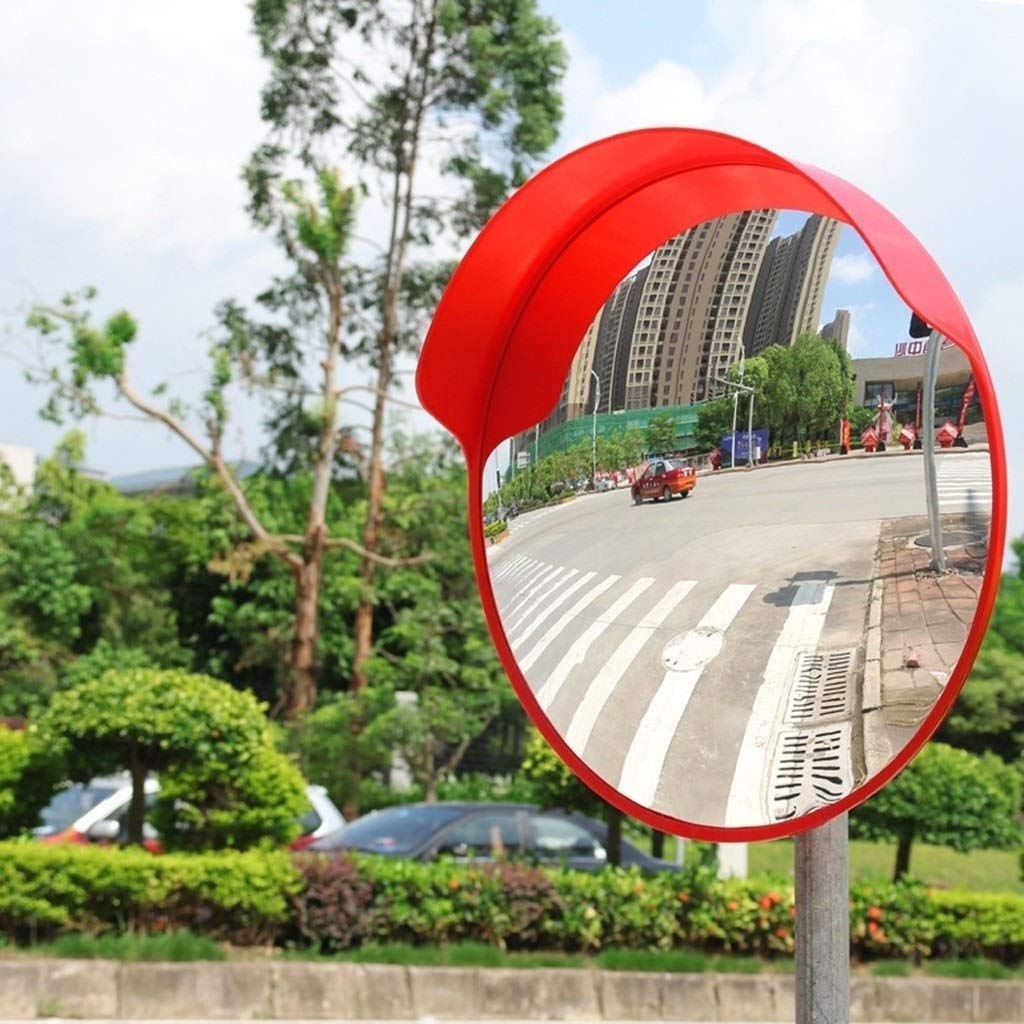 80cm Convex Safety Mirror for Highways & Intersections - Traffic Blind Spot Mirror for Roadside, Parking Lots & Public Areas | Ideal for Accident Prevention & Enhanced Visibility