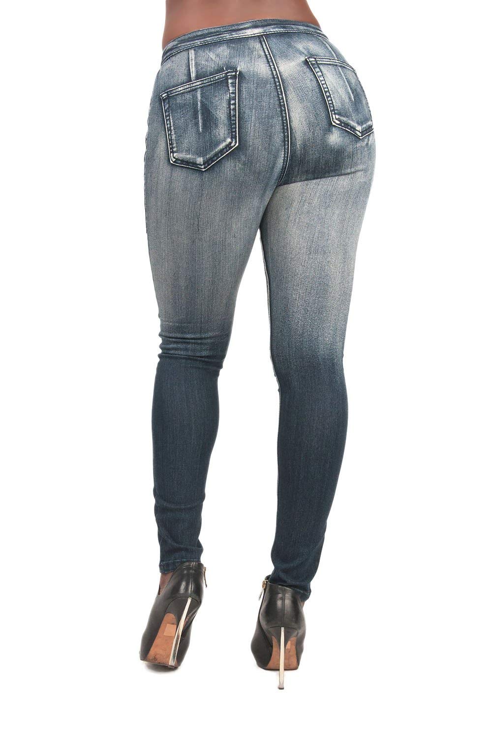 Poetic Justice Women's High Waist Skinny Jeans - Stretch Denim, Curvy Fit, Bleach Wash | Perfect for Casual Outfits, Date Nights & Everyday Wear