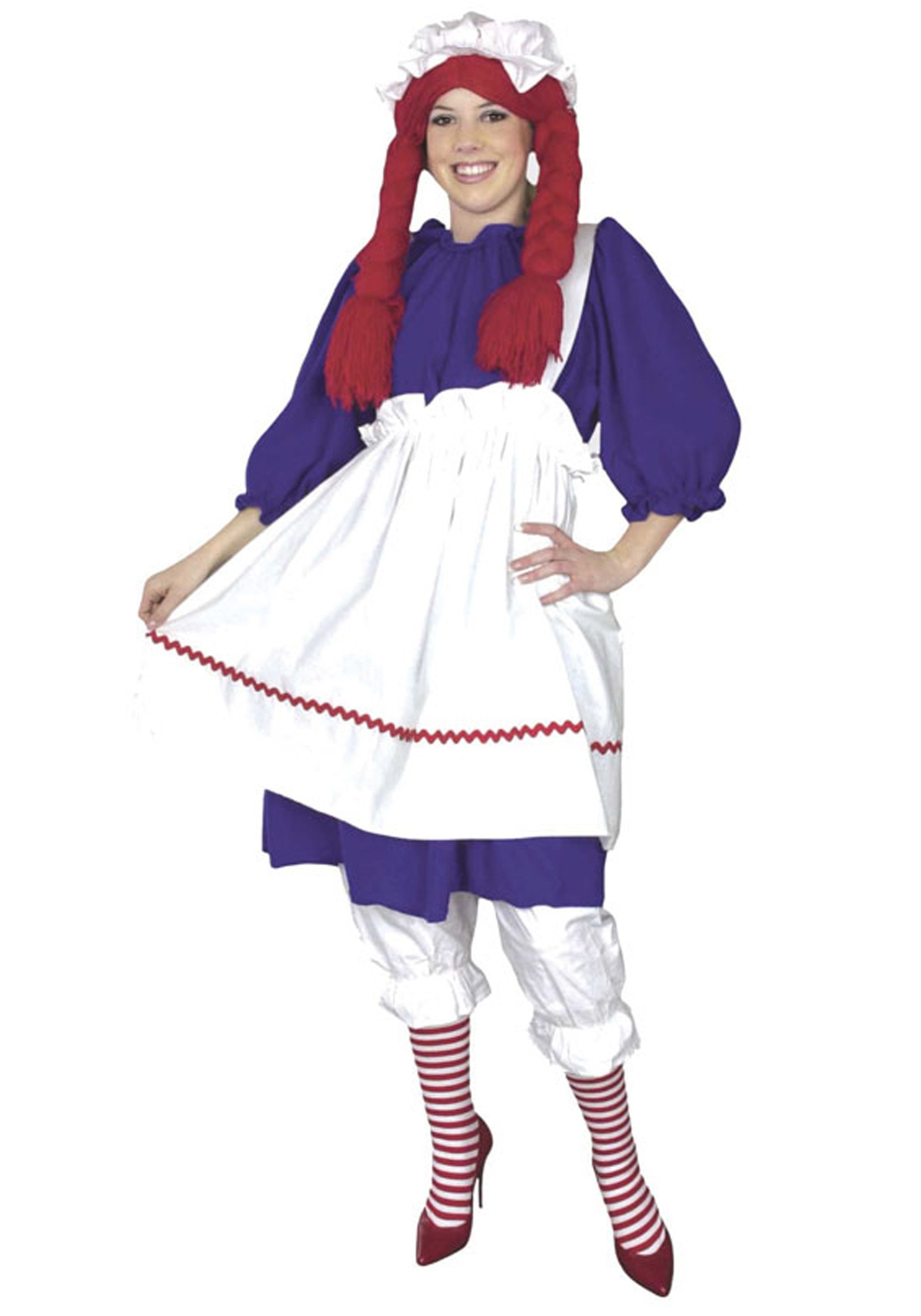 Plus Size Rag Doll Costume for Halloween & Cosplay