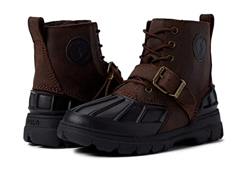 Dark Brown Suede/Black