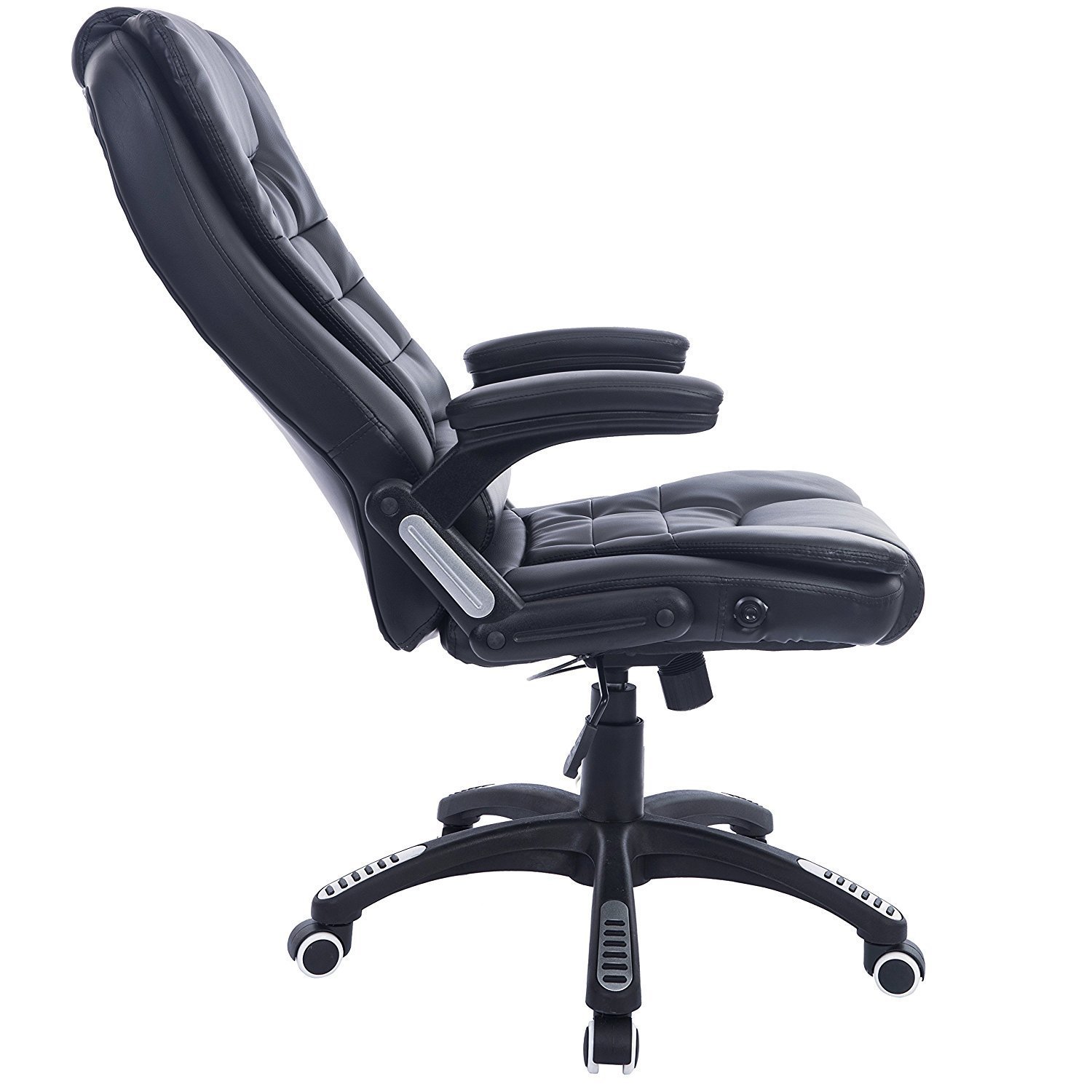 Premium High Back Executive Office Chair with Extra Padding & Recline - Black - Ideal for Home Office, Conference Rooms & Long Work Sessions