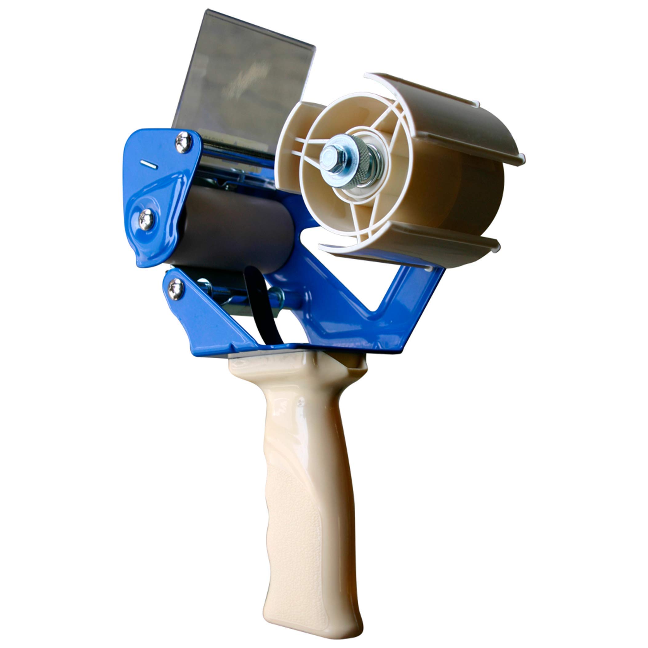 APQ Heavy Duty Side Loading Tape Dispenser for 3 Inch Packing Tape - Industrial Strength Handheld Tape Gun for Shipping, Moving & Box Sealing | Lightweight & Portable for Warehouse, Office & Home Use