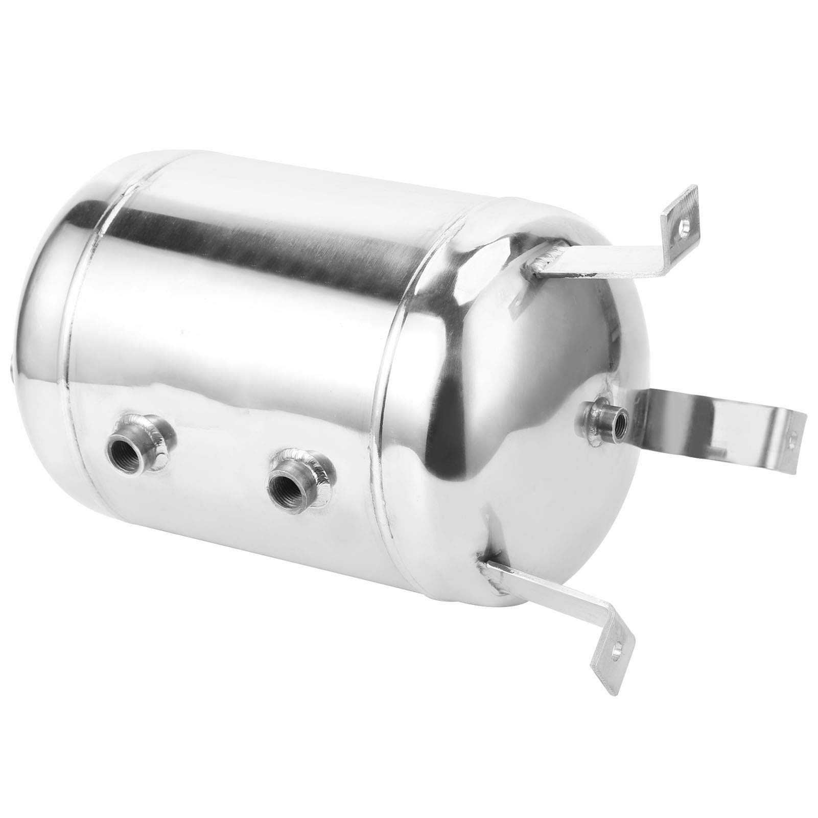 5-Port Air Reservoir Tank with Mirror Finish & Strong Welding - Industrial Air Compressor Accessory for Pneumatic Tools & Production Lines