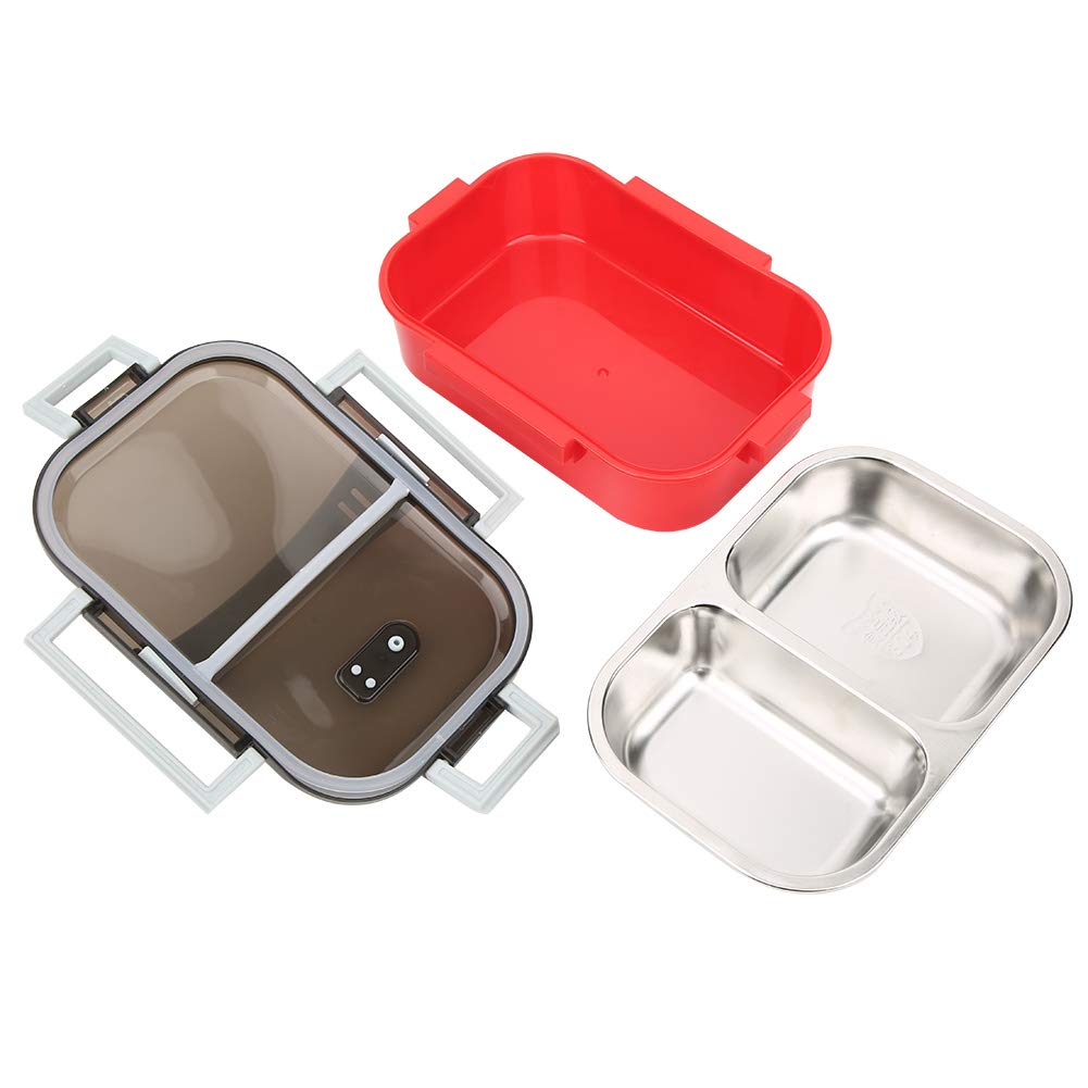 Haofy 700ml Stainless Steel Food Storage Container - Portable Bento Lunch Box for Office, Camping, Picnic & Outdoor Activities | 304 Grade Leakproof Compartment Meal Prep Box