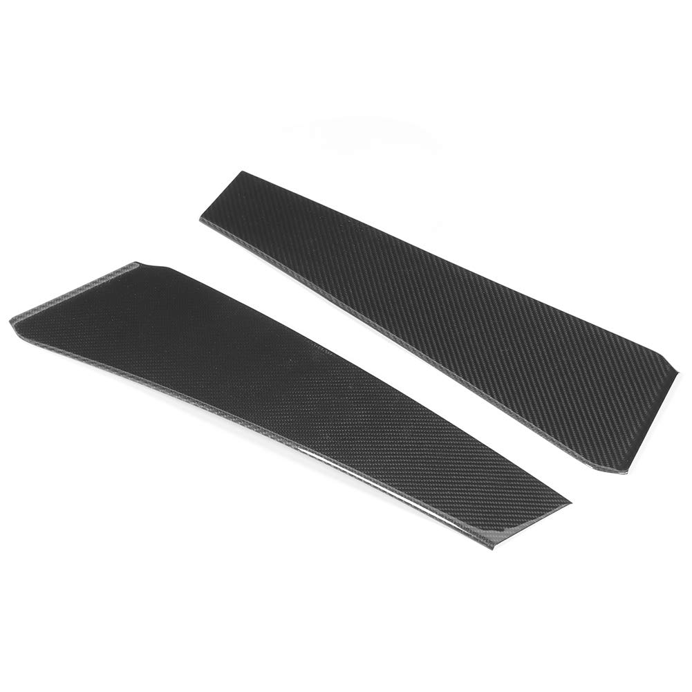 Dry Carbon Fiber B-Pillar Cover Trim Sticker for Maserati Quattroporte & Ghibli 2013-2020 - Interior Car Accessories Upgrade for Luxury Sedans - Perfect for Car Detailing, Customization & Protection