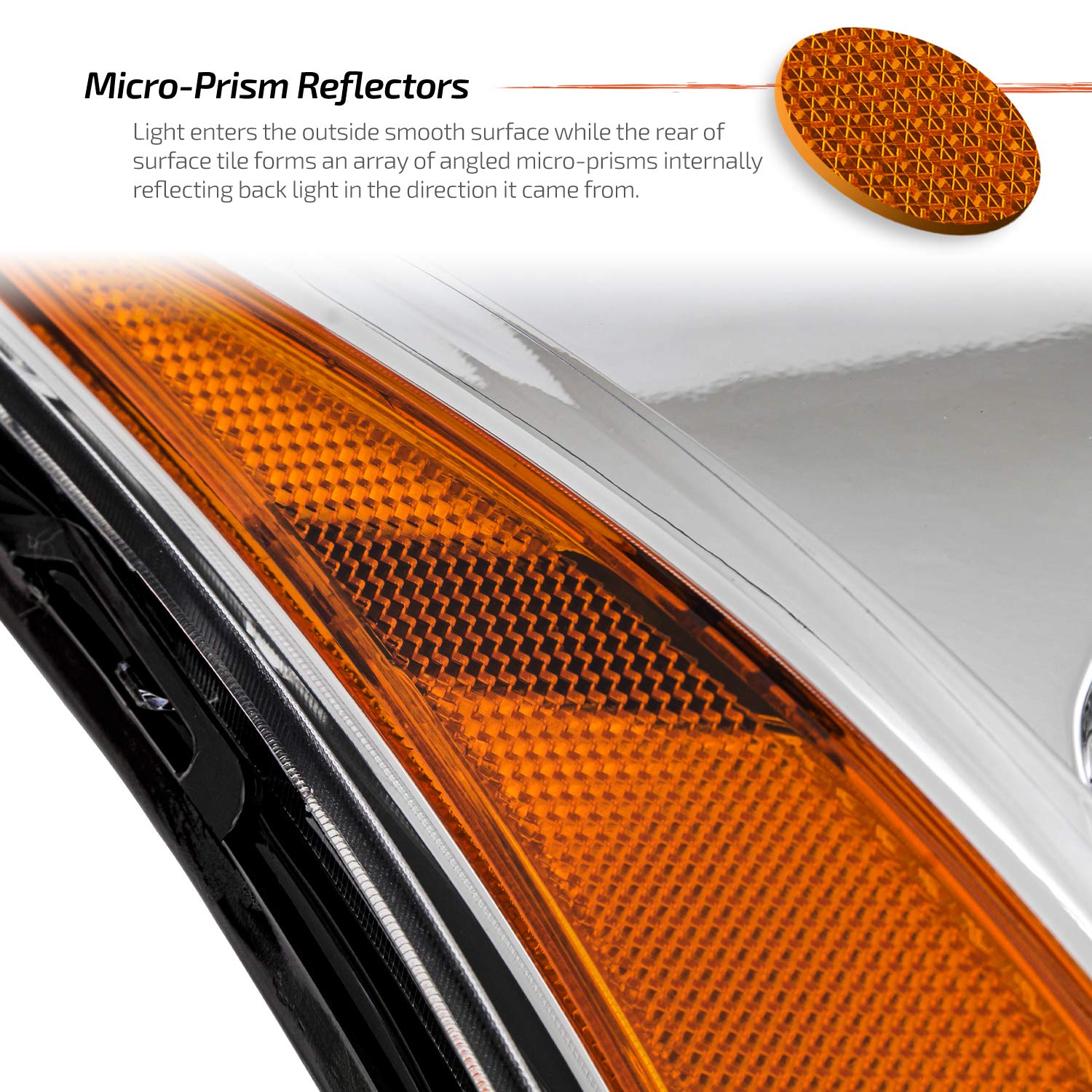 AKKON OEM Style Headlights Replacement for 2008-2011 Ford Focus - Right Passenger Side - Perfect for Night Driving & Auto Restoration Projects