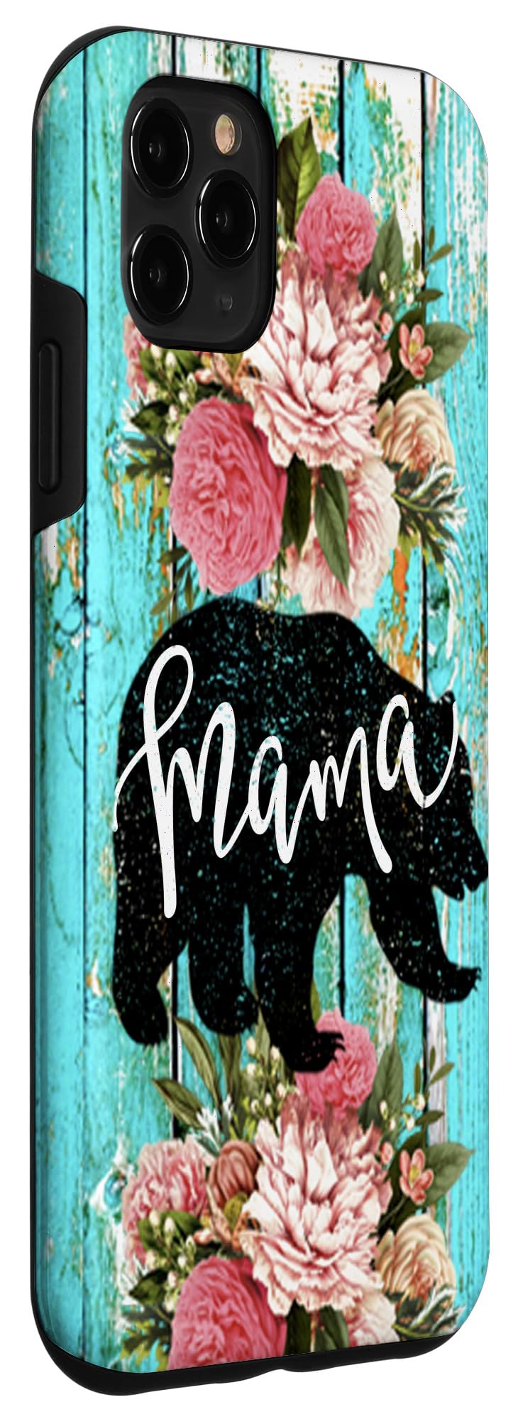 **iPhone 11 Pro Max Case - Turquoise Woodgrain Design, Durable Protection for Farmhouse & Country Style | Perfect for Everyday Use & Outdoor Adventures**