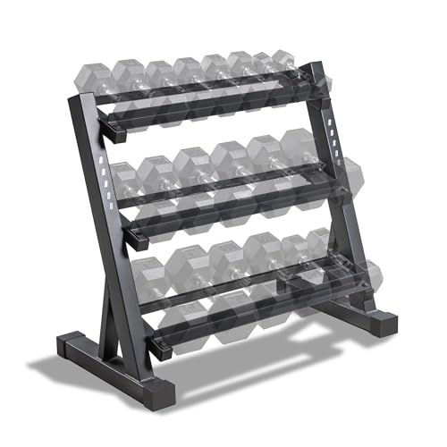Black 3-Tier DB Rack