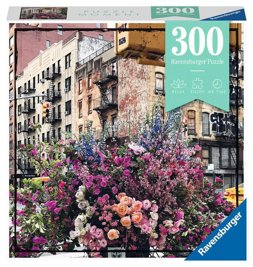 Ravensburger Adult Puzzle - 300 Piece New York in Bloom Puzzle (12964) - Perfect for Relaxation, Home Decor & Gift Giving