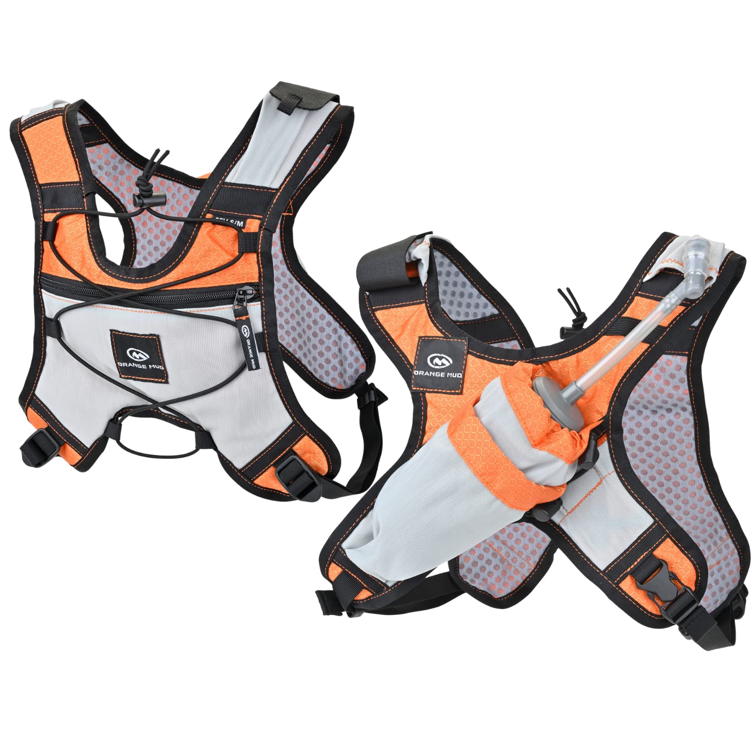 Orange Mud Phone Flask Vest 2.0 - Hydration Pack for Running, Hiking & Cycling - Hands-Free Water Bottle Holder with Phone Pocket - Perfect for Outdoor Adventures & Fitness Training