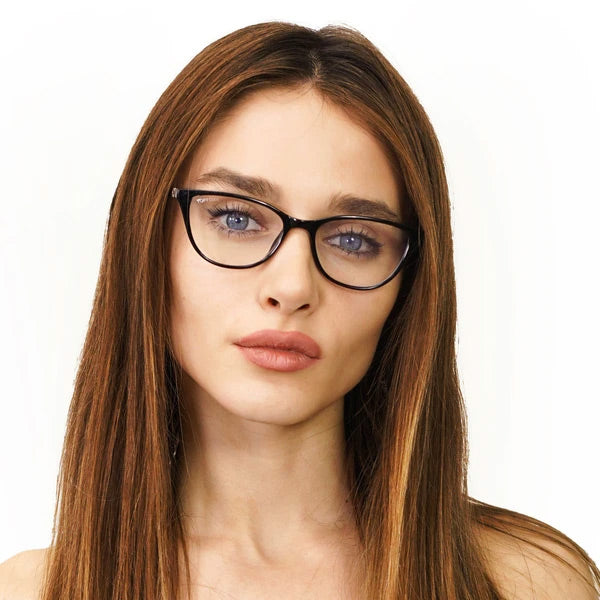 Juliet Prescription Glasses - Black Frame Eyeglasses for Women & Men | Perfect for Reading, Working & Fashion Accessories
