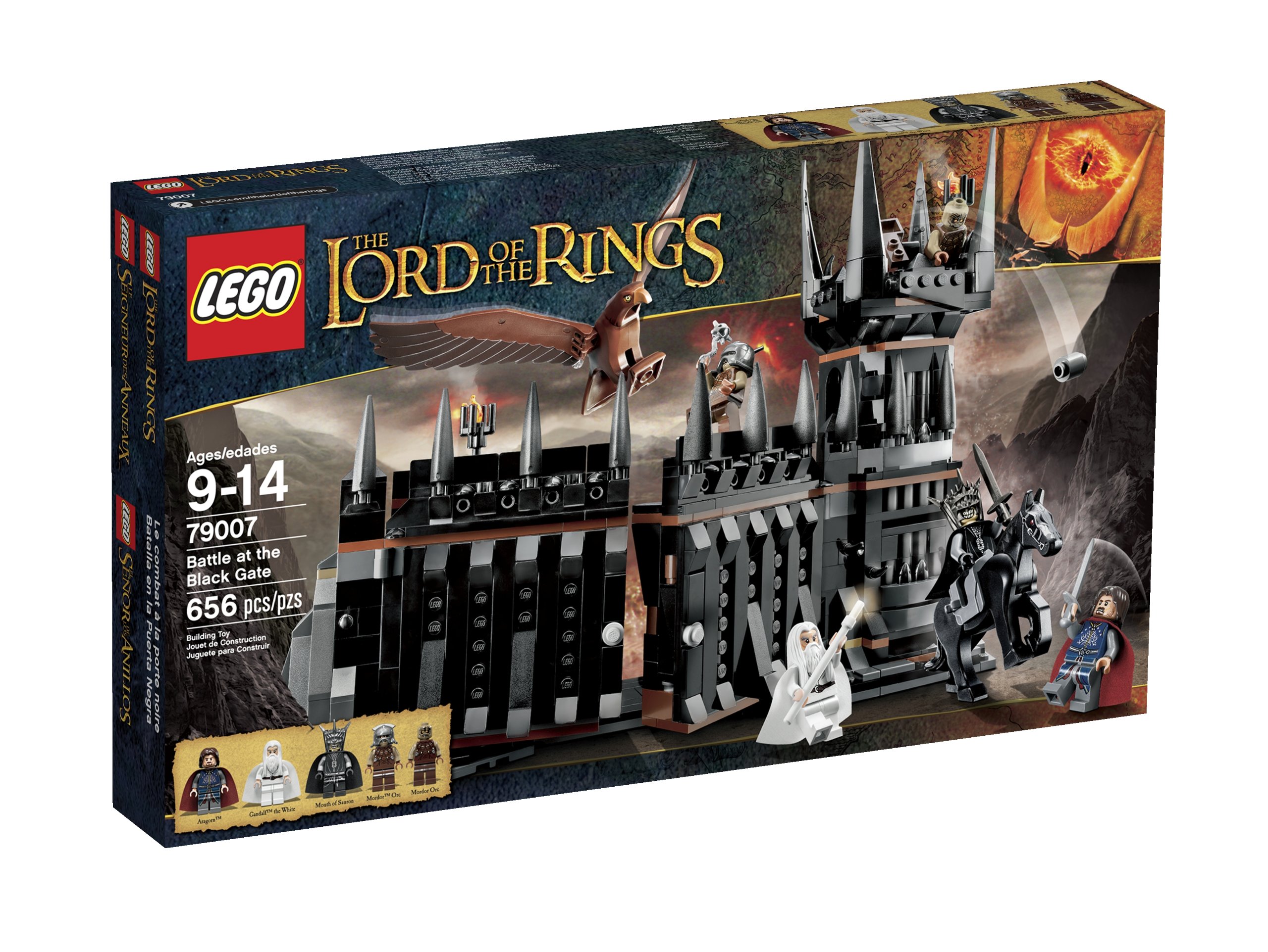 LEGO The Lord of The Rings Battle at The Black Gate 79007 Building Toy Set for Kids & Adults - Creative Construction Play for Fantasy Adventure Fans & Collectors