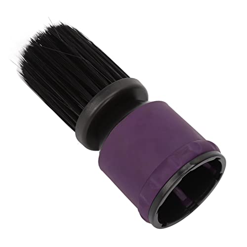 Professional ABS Fiber Hair Sweep Brush - Purple & Black Barber Cleaning Brush for Salon, Home & Personal Use - Easy & Practical Hair Clippings Remover for Floors, Sinks & Workstations
