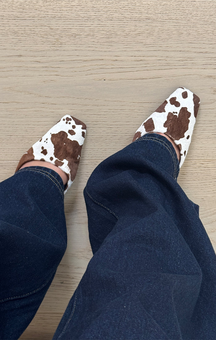 Cupid Cow Print High Heels - Stylish Women's Fashion Heels for Parties, Dates & Special Occasions