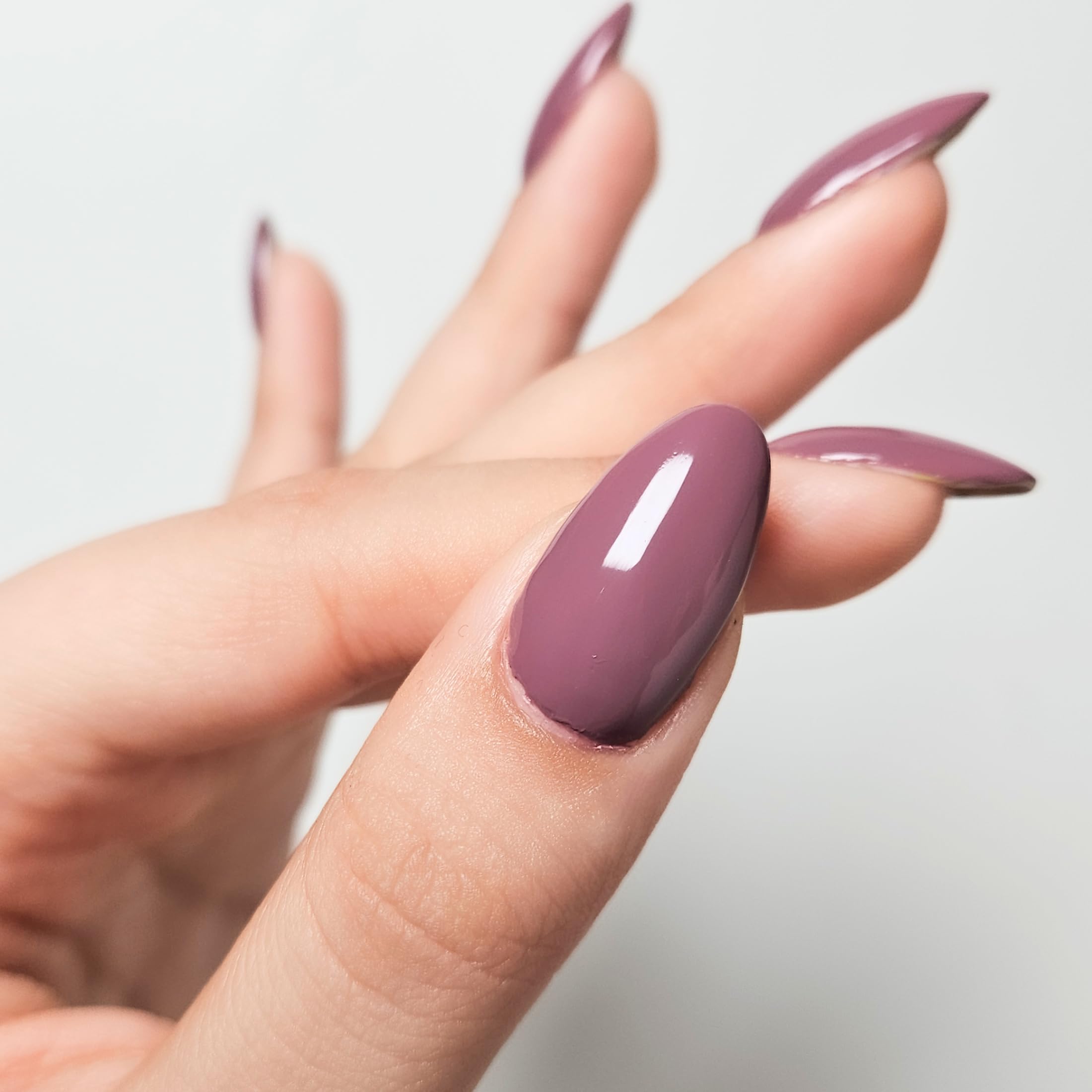 BAD COMPANY Vegan & Cruelty-Free Nail Polish - 10ml Long Lasting, Chip Resistant, Quick Dry Non-Toxic Nail Lacquer - Find Your Fire 56 (Mauve) - Perfect for Manicures, Pedicures & Nail Art Designs