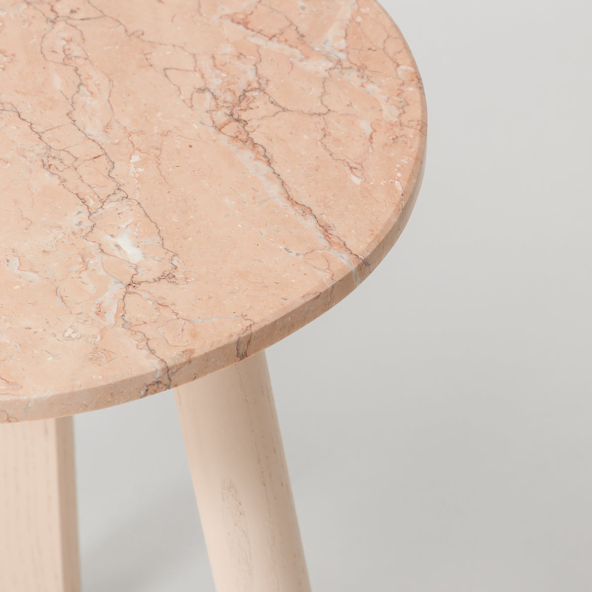 Modern Marble Side Table - Elegant Round Accent Table for Living Room, Bedroom, or Office - Durable & Stylish Home Decor Furniture