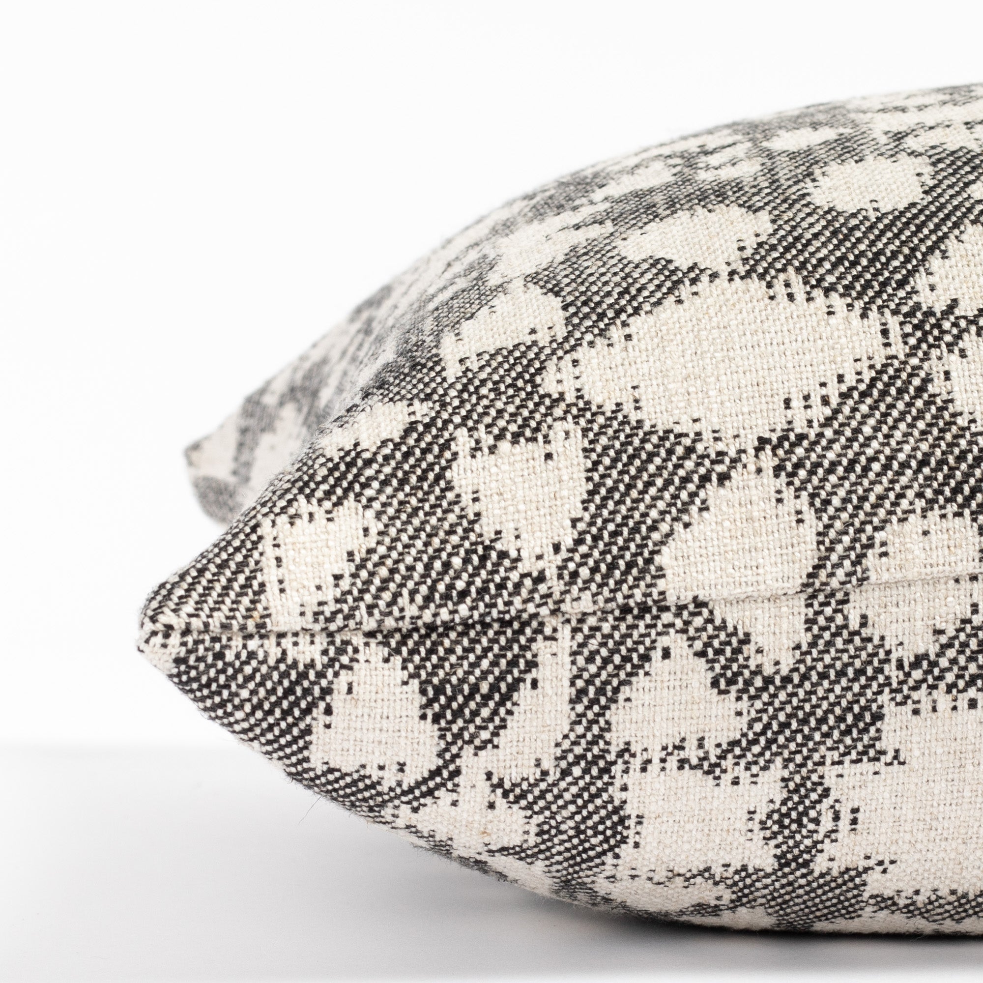 Astrid 16x42 Bolster Pillow - Premium Domino Pattern Lumbar Support Cushion for Sofa, Bed, or Floor Seating - Perfect for Home, Office & Yoga Meditation