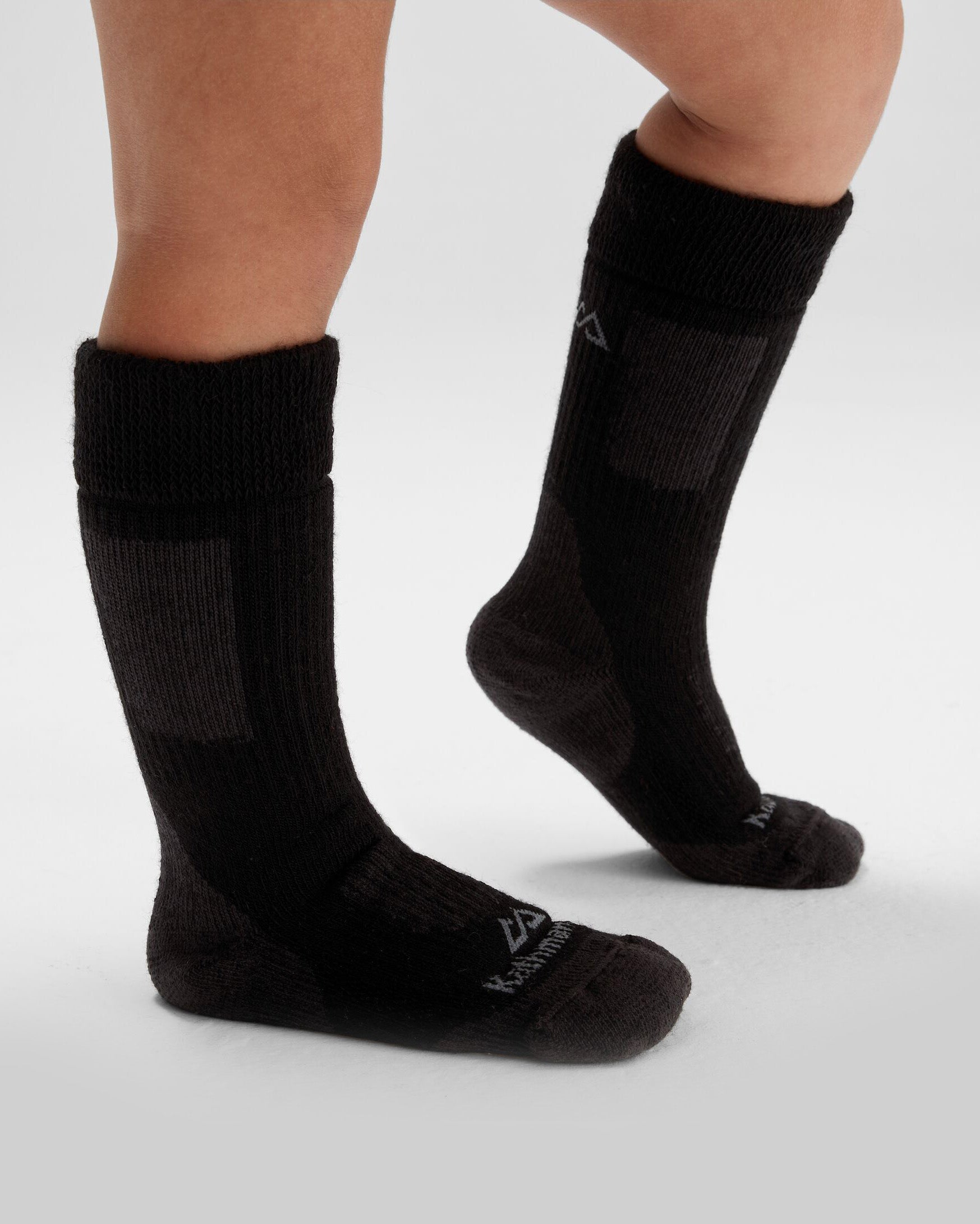 Kids' Thermal Socks 2-Pack - Black & Navy Blue for Winter Warmth | Cozy Cold Weather Socks for Boys & Girls | Perfect for Snow Boots, School & Outdoor Activities