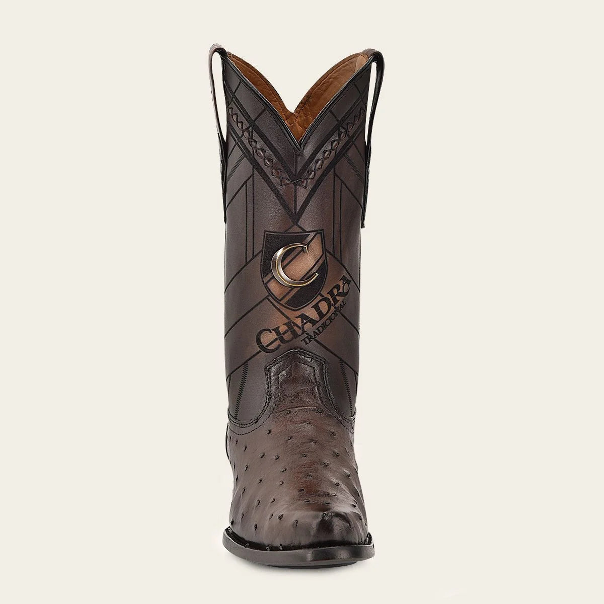 Men's Cuadra Brown Cowboy Boots - Genuine Ostrich Leather Western Dress Boots S42FA1 | Perfect for Rodeo, Country Dancing & Western Fashion