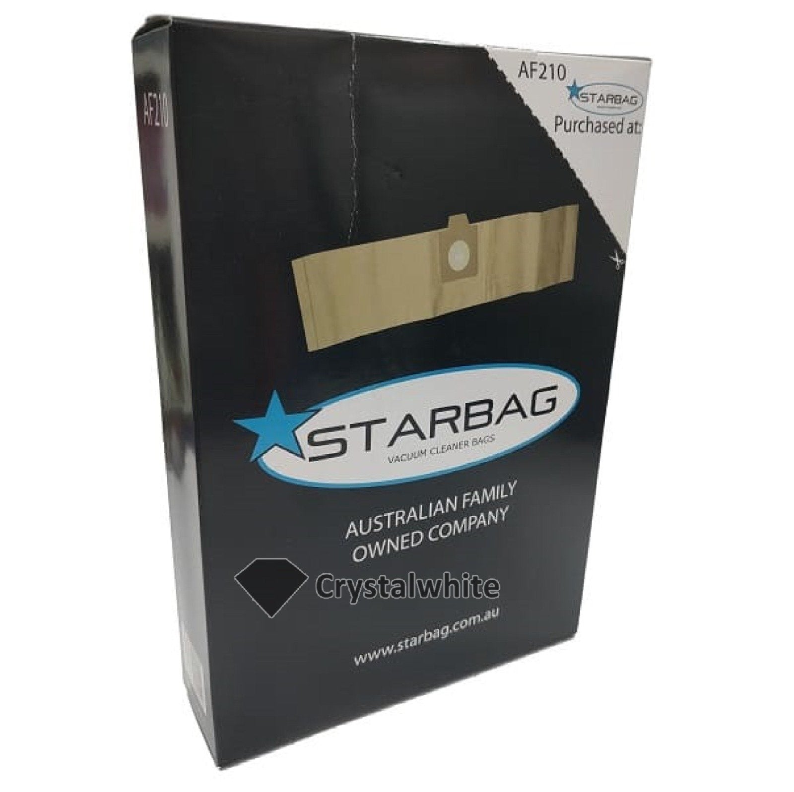 StarBag AF210 Vacuum Cleaner Bags - Compatible with [Brand/Model] - 10 Pack HEPA Filtration Dust Bags for Powerful Suction - Ideal for Home, Office & Pet Hair Cleaning