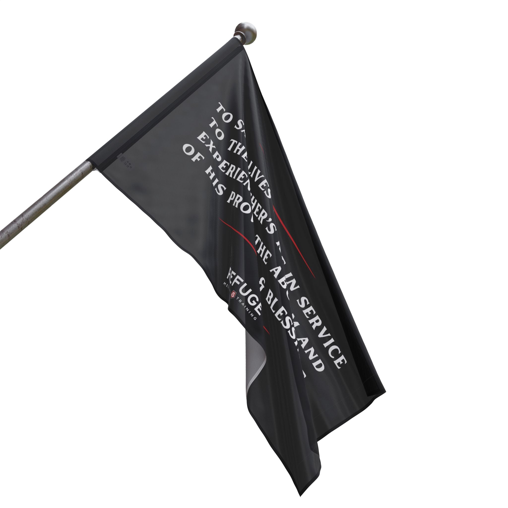 Mission Statement Flag - Custom Printed Inspirational Office Decor for Business & Team Motivation | Perfect for Workplace, Conference Rooms & Corporate Events