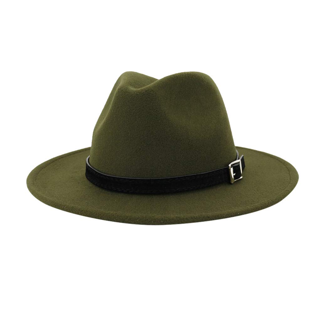 Vintage British Retro Wide Brim Hat for Women & Men - Adjustable Belt Buckle Design - Autumn Winter Fashion Outback Hat | Perfect for Outdoor Adventures, Travel & Fashion Styling