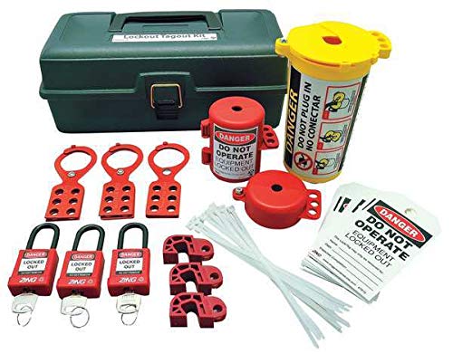 Portable Electrical Lockout Kit for Safety Toolbox - Perfect for Workplace, Industrial & Home Electrical Maintenance