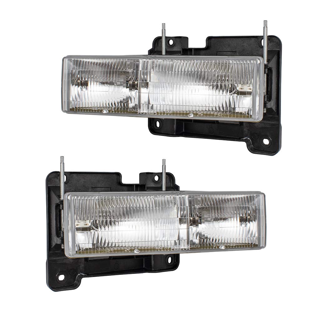 10pc Light Set for 1994-2002 Chevy C/K Pickup & Blazer - Headlights, Tail Lights, Side Markers - Perfect for Off-Road & Night Driving