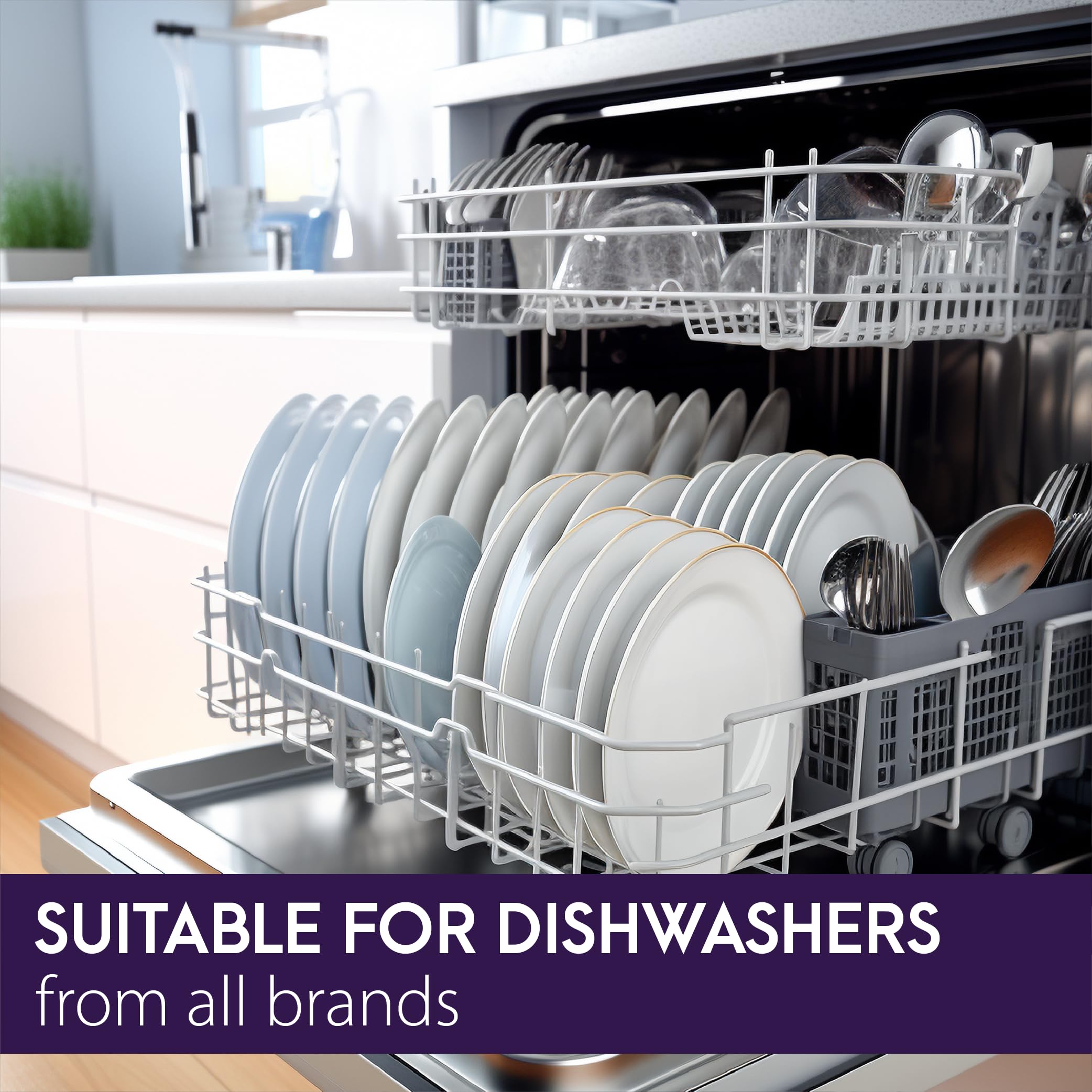 Arnigo Dishwasher Detergent Powder - Enzyme Rich Formula for All Brands | No Pre-wash Needed | Crystal Clean Shine with Mineral-based Technology (1kg) - Perfect for Daily Dishwashing & Hard Water Areas