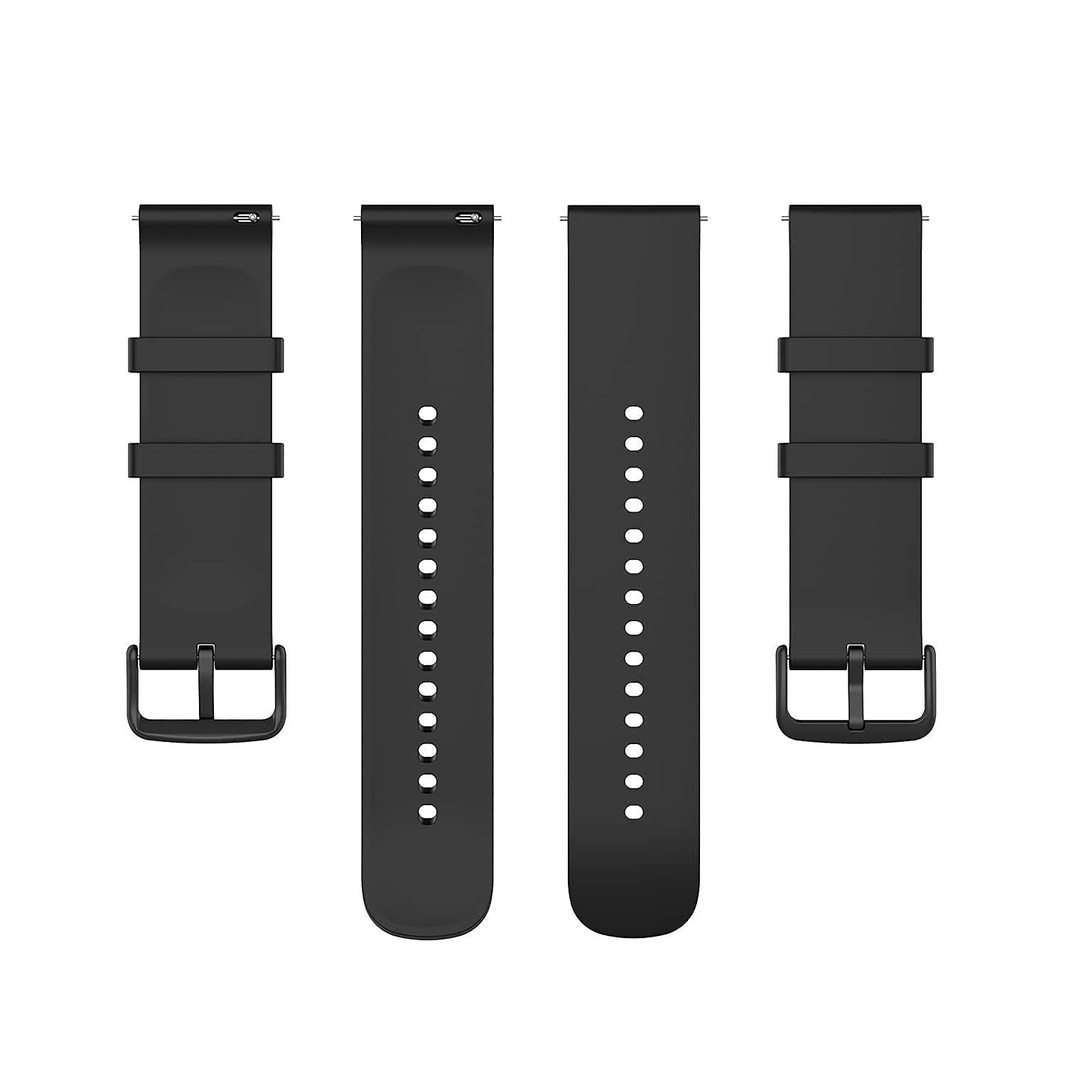 ECSEM Adjustable Replacement Bands Compatible with NiceFuse W3 Smart Watch - Soft Silicone Bracelet Quick Release Wristband, Waterproof Durable Strap for Women & Men - Perfect for Workouts, Running & Daily Wear