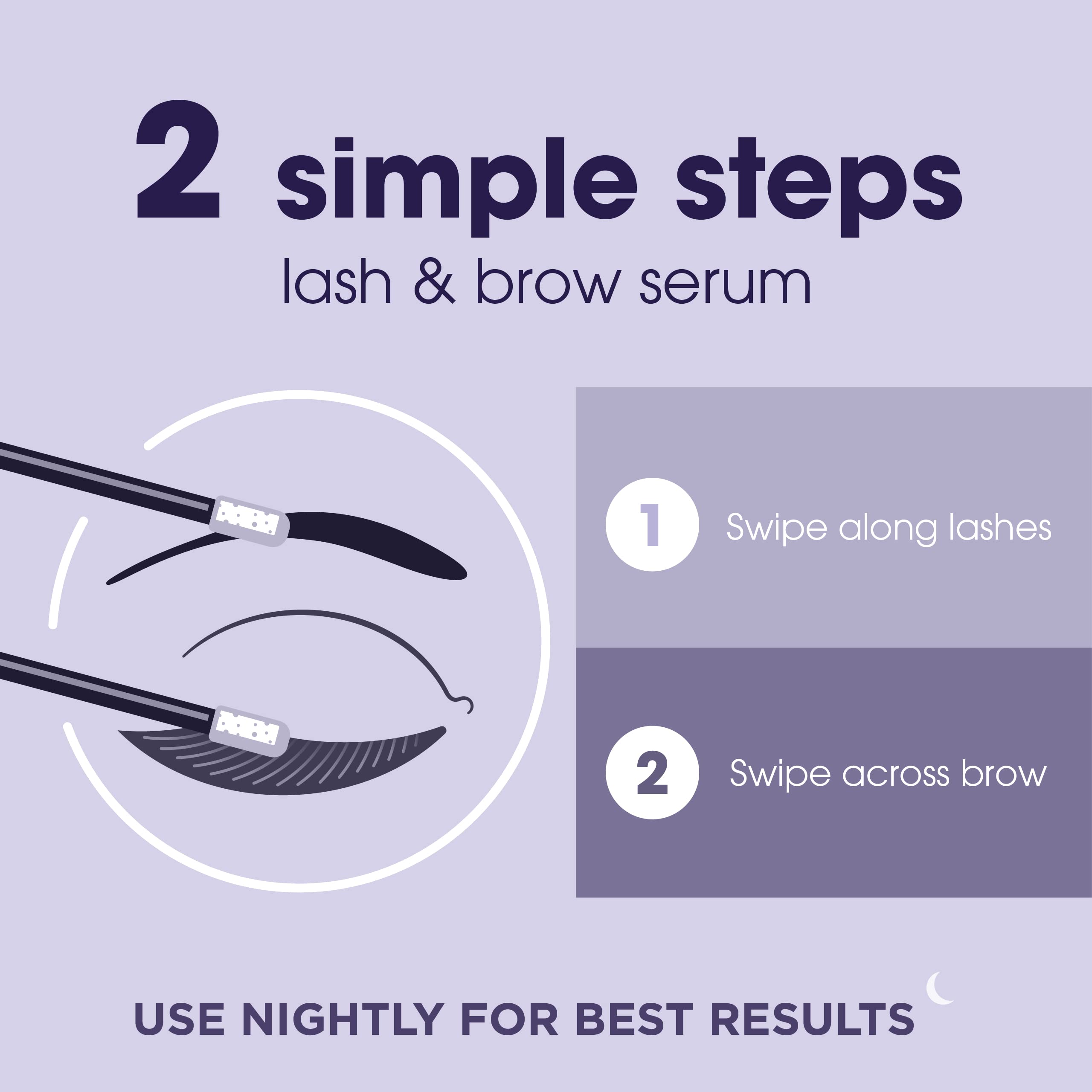 LUMIFY Eye Illuminations™ Nourishing Lash & Brow Growth Serum - 0.12 fl oz (3.8 mL) for Longer, Thicker Eyelashes & Eyebrows - Perfect for Nighttime Beauty Routine & Natural Lash Enhancement