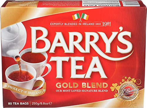 Barry's Gold Blend Irish Tea - 80 Tea Bags (Pack of 3, Set of 4) | Premium Black Tea for Breakfast, Afternoon Tea & Gifts | Rich Flavor & Aroma