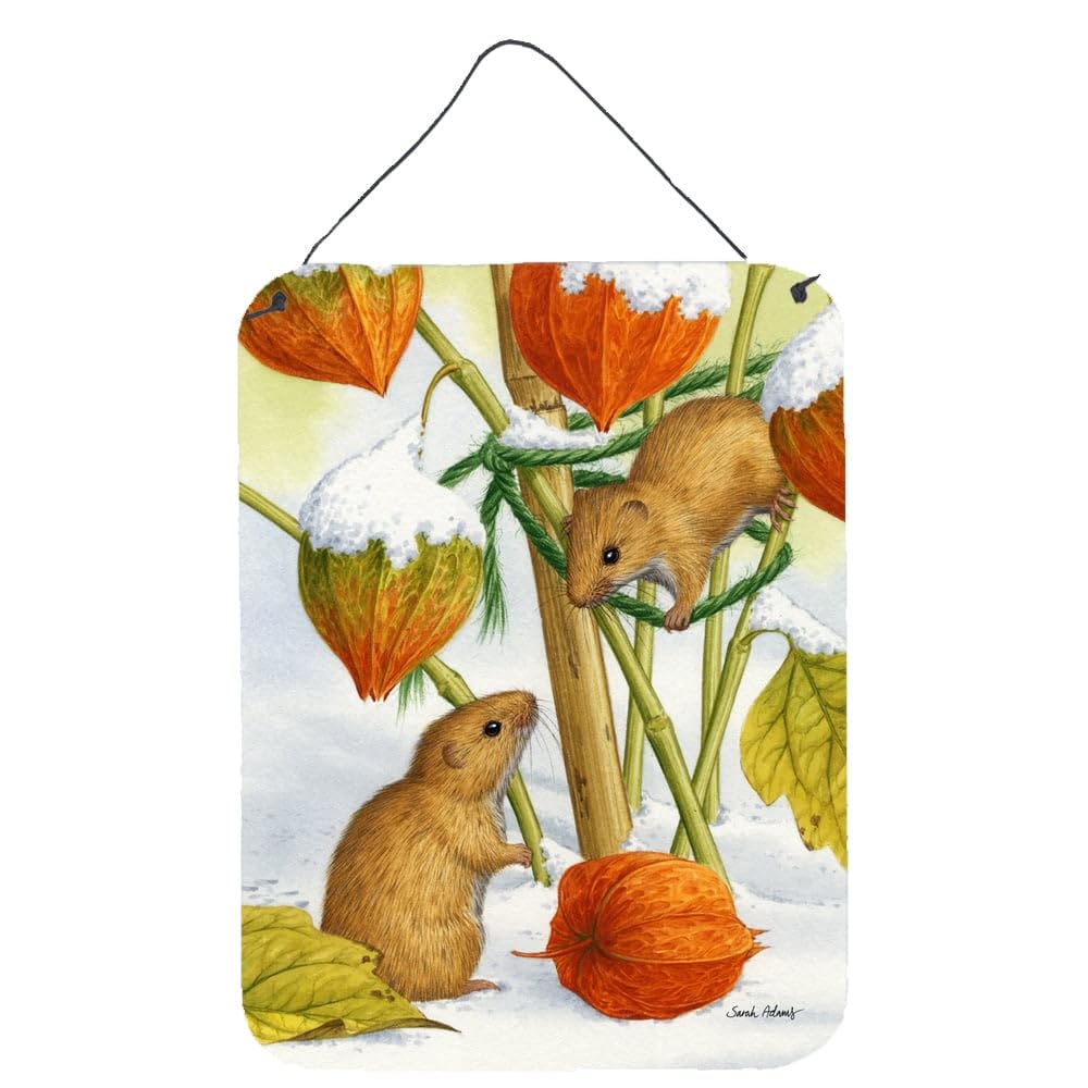 Harvest Mice Wall Art - 12x16 Inch Aluminum Metal Sign for Kitchen, Bar, Bathroom & Front Door Decor | Multicolor Home Plaque | Perfect for Farmhouse, Rustic & Country Style Interiors