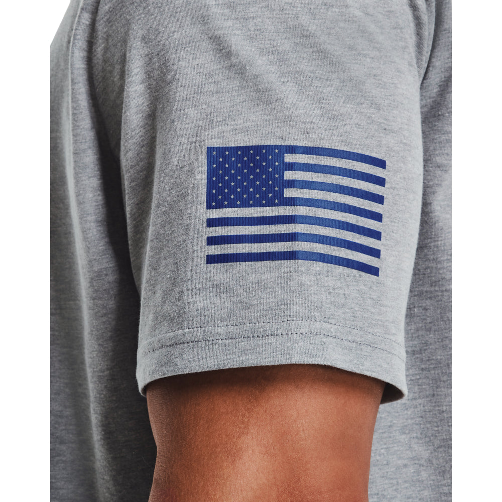 Men's Under Armour Freedom Banner T-Shirt - Moisture-Wicking Athletic Tee for Gym, Running & Casual Wear | Breathable Comfort Fit Workout Shirt
