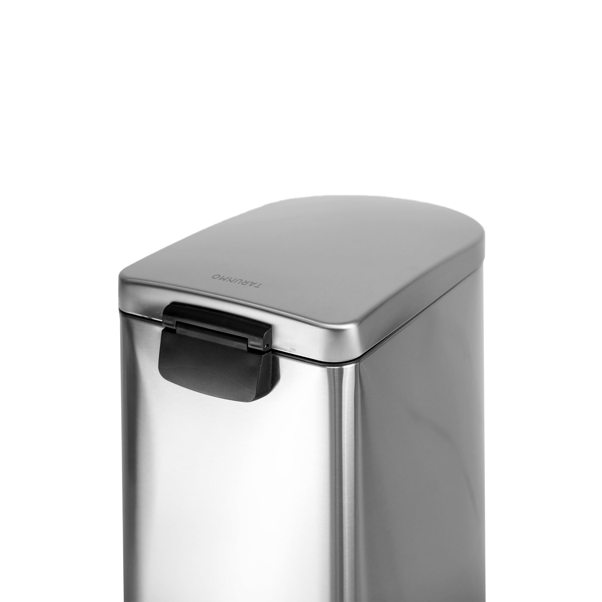 TARUNMO 10.6 Gallon (40L) Stainless Steel Kitchen Trash Can with Lid & Removable Inner Bin - Brushed Metal Garbage Bin for Home, Office, or Restaurant - Easy to Clean & Odor Control Waste Bin for Kitchen, Bathroom & Living Areas