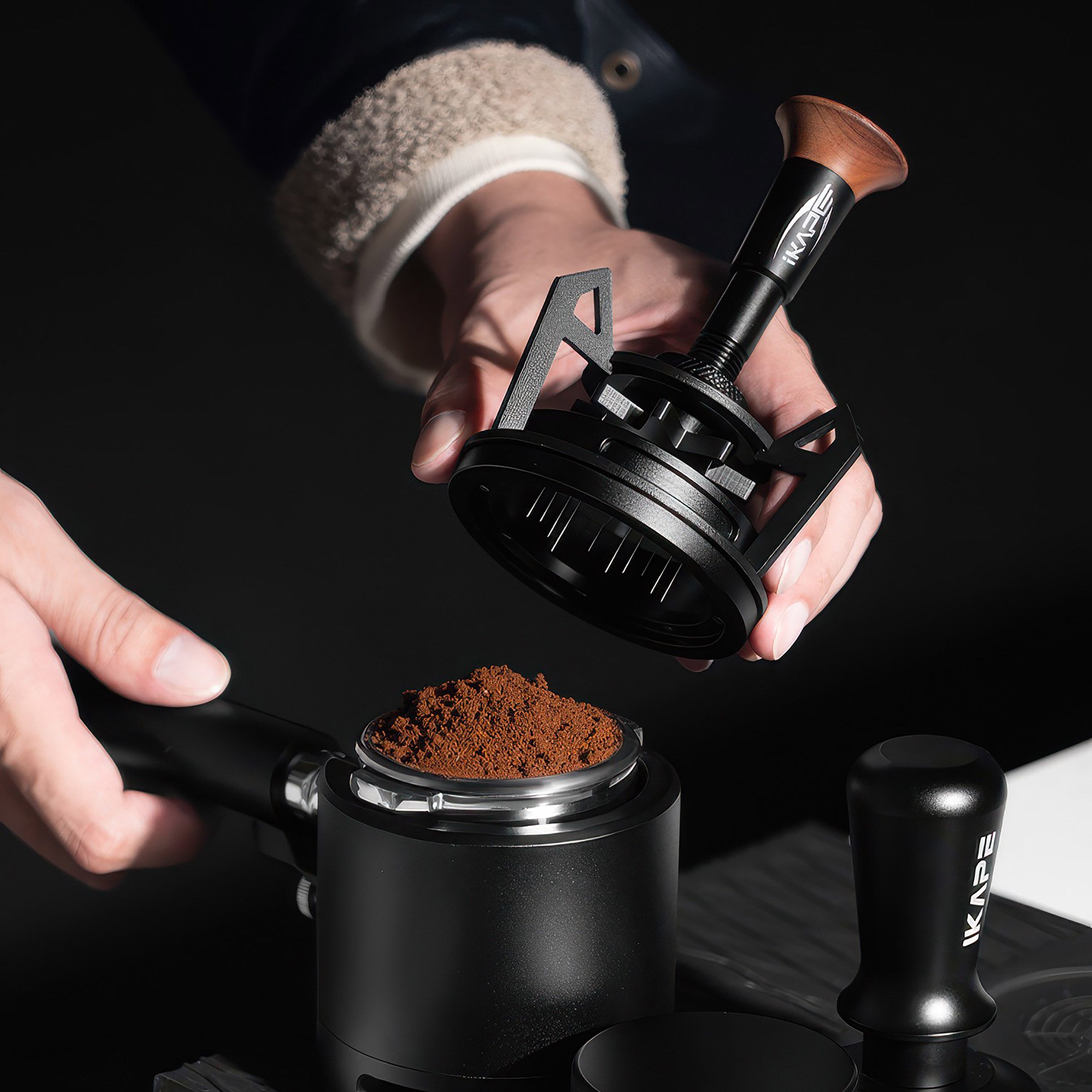 Premium Espresso WDT Tool - Rotary Springback Coffee Distribution Needle for Even Extraction | Perfect for Home Baristas & Coffee Enthusiasts