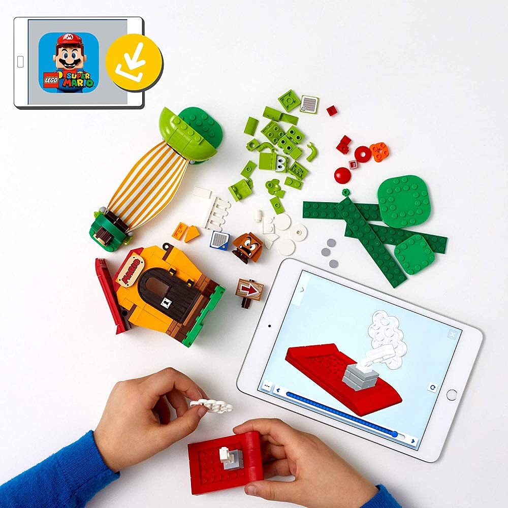 LEGO 71367 Super Mario Expansion Set - Mario & Yoshi's House Building Toy with Mini Figures for Kids Ages 6+ | Interactive Play for Creative Fun & Gift Ideas