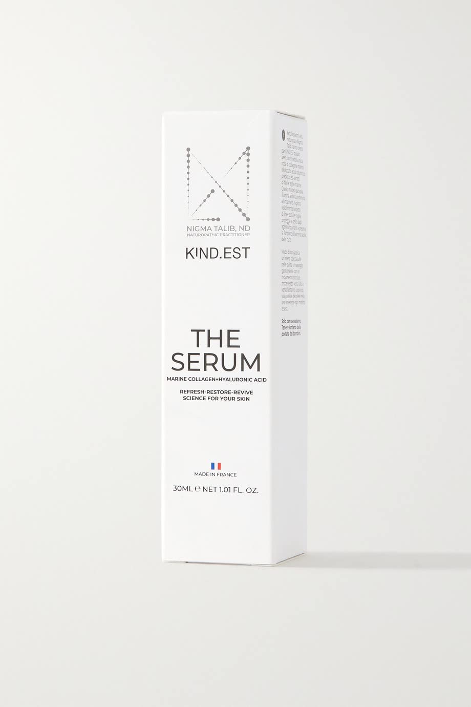 Dr. Nigma THE SERUM by Kindest x Nigma Talib ND | Brightening & Anti-Aging Facial Serum | Reduces Wrinkles & Evens Skin Tone | 1.01 Fl Oz (30ml) | Perfect for Nighttime Skincare Routine & Daily Anti-Aging Treatment