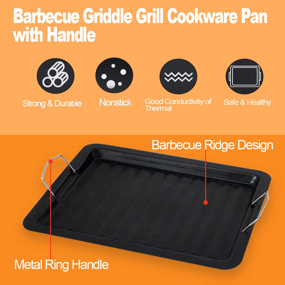 Nonstick Griddle Grill Pan - Utoolmart 12