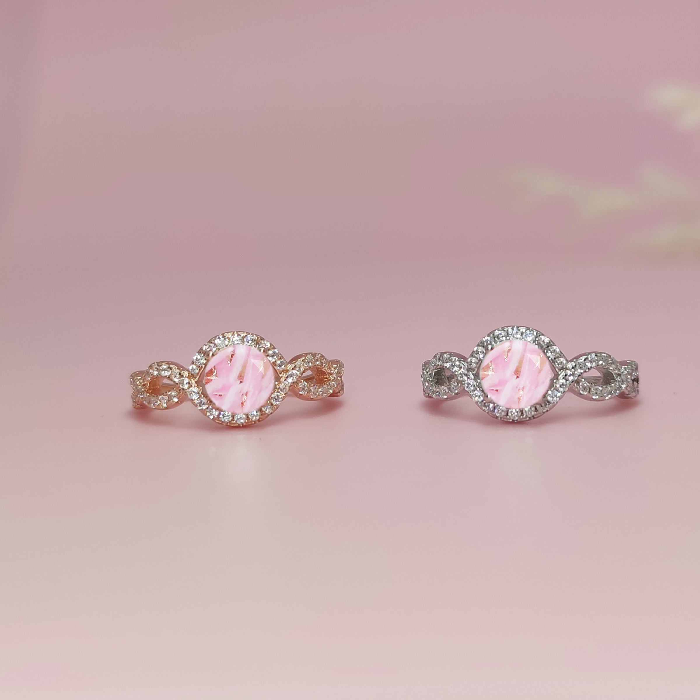 Sterling Silver Pregnancy Test Ring DIY Kit - Elegant & Meaningful Jewelry for Expecting Moms - Perfect for Gender Reveal, Baby Shower Gifts & Special Moments